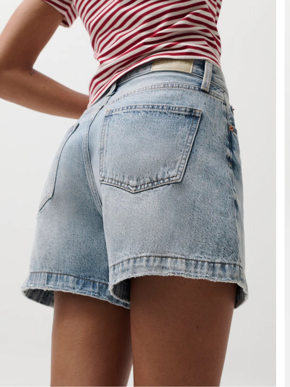 NWT pistola Saige High Rise A-line Short- sz 26- French Riviera color - Picture 3 of 12